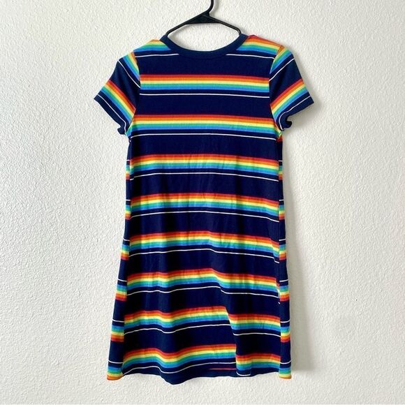 Pride Month SO Kohls Junior Rainbow Dress Size M - Picture 1 of 7